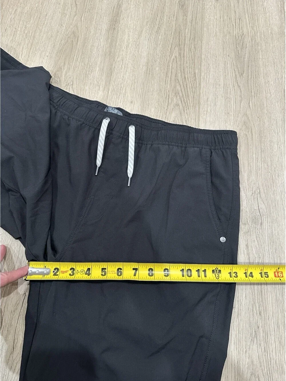 Vuori Kore Jogger Men's 2XL XXL Black Lined Performance Stretch V456